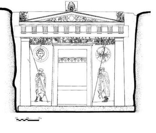 Mak Aghios Athenasios tomb facade reconstruction drawing.JPG