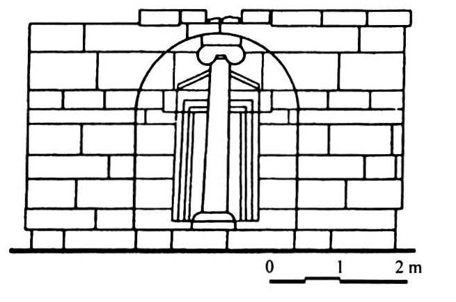 Fig. 7 Façade of the tomb in Shoushmanets.JPG